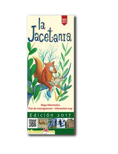 Mapas ilustrados, turísticos de Jacetania, senderismo